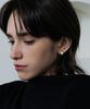 Tou Np003 Hidden Shine Matte Cubic Earrings