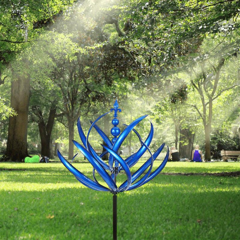 Harlow Wind Spinner Rotator Iron Inground Windmill Garden Harlow Wind Spinner Rotator Home Garden Decoration