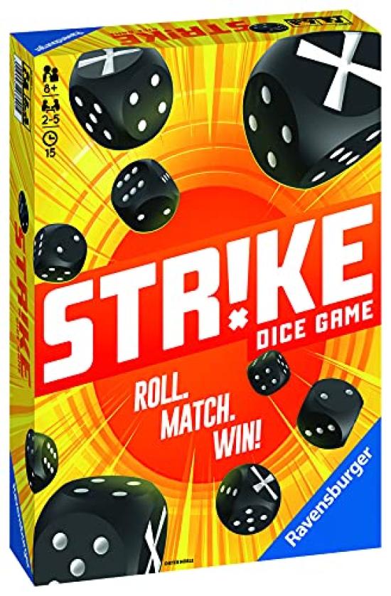 Ravensburger Strike ASIA 27230 3 Board Ages Table Party Game of Gift Game, 8+ [Dice Game, Game, Game, Chance, (Birthday/Christmas)]