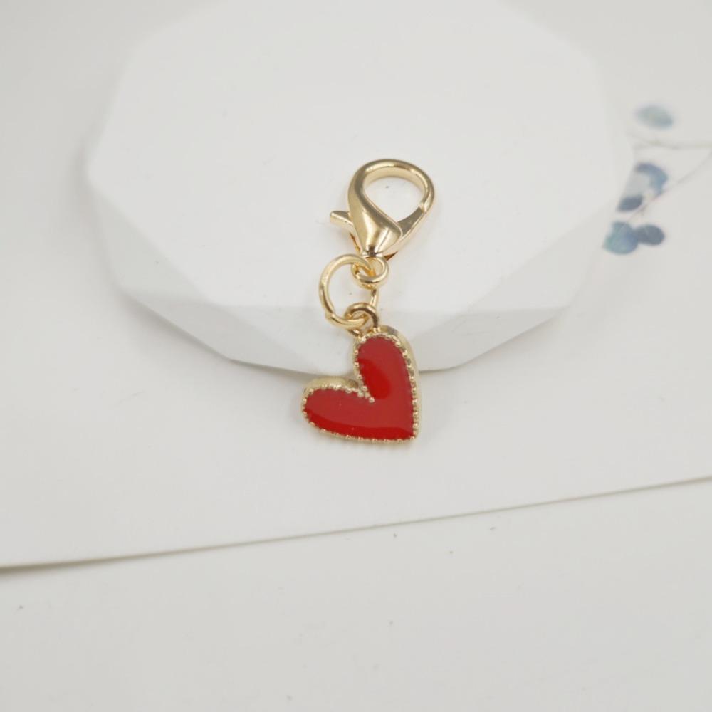 20pcs Elegant Love Pendants Colorful Beaded Bag Pendant Funny Shoe Accessories Pendant  Party