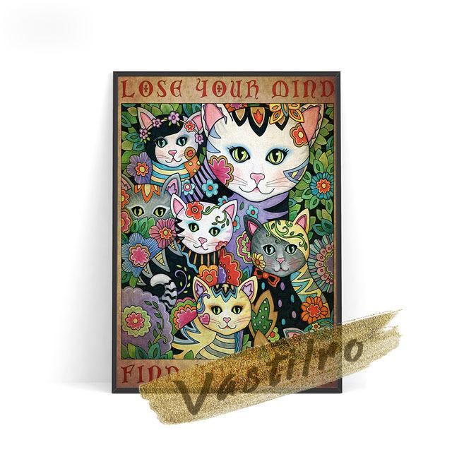 

Абстрактное животное, кошка, русалка, ретро-арт, принт, картина маслом, постер, цветок, собака, фреска, детская комната, дом 21cm×30cm NoFrame