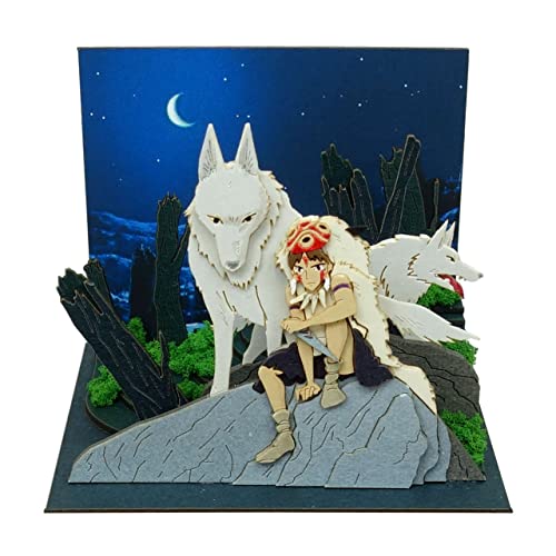 Sankei Studio Ghibli mini Princess Mononoke: The Night of Decision Paper Craft MP07-140