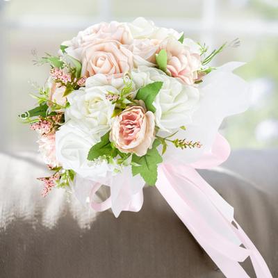 Bridal Wedding Throw Bouquet,Bridal Holding Bunch Bouquet,Artificial Flower for Valentine's