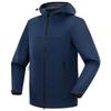 Men's Softshell Mountaineering Jacket: Thin Fleece, Windproof, Splash-proof, Warm Outdoor Sports Team Uniform