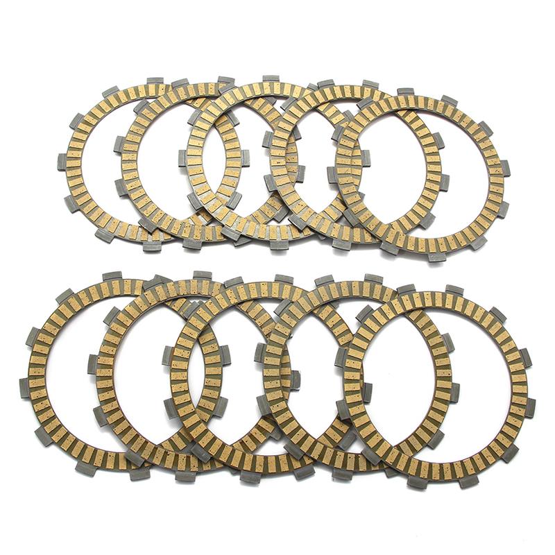 For Yamaha MT01 MT-01 2005 2006 2007-2009 VMX17 V-MAX 2009-2017 OEM: 5YU-16321-00 10 Motorcycle Clutch Friction Disc Plate Kit