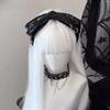 Dark Color Subculture Hair Band Zipper Pin Harajuku Hair Hoop  Punk Hair Accessories