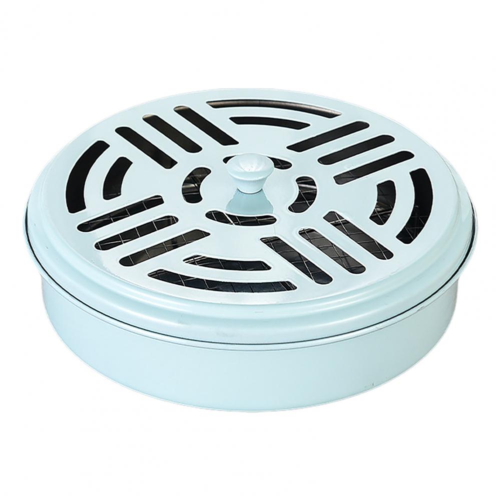 Mosquito Repellent Box Durable Mosquito Coil Disk Stable Convenient  Premium Mosquito Incense Box with Cover