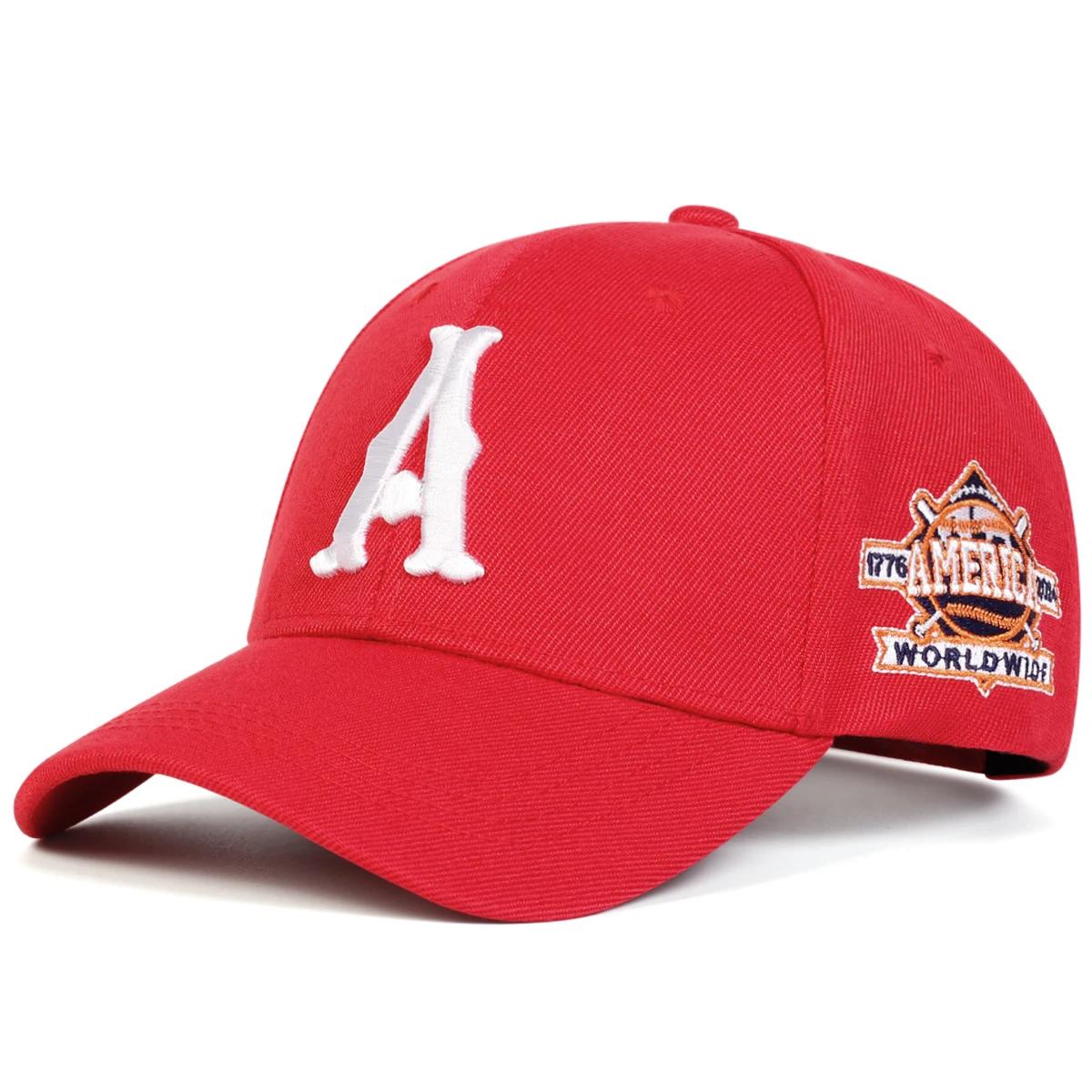 

Unisex A Letter Embroidery Baseball Caps Spring Autumn Outdoor Adjustable Casual Hats Sunscreen Hat Sports Cap