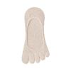 Women's Summer Cotton Five-Toe No-Show Socks – Odor-Proof, Seamless, Heel-Grip, Low-Cut and Lightweight