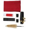 Saxophone Mouthpiece Kit Soprano Cleaning Set Brush Ligature Cork Grease for Maintenance