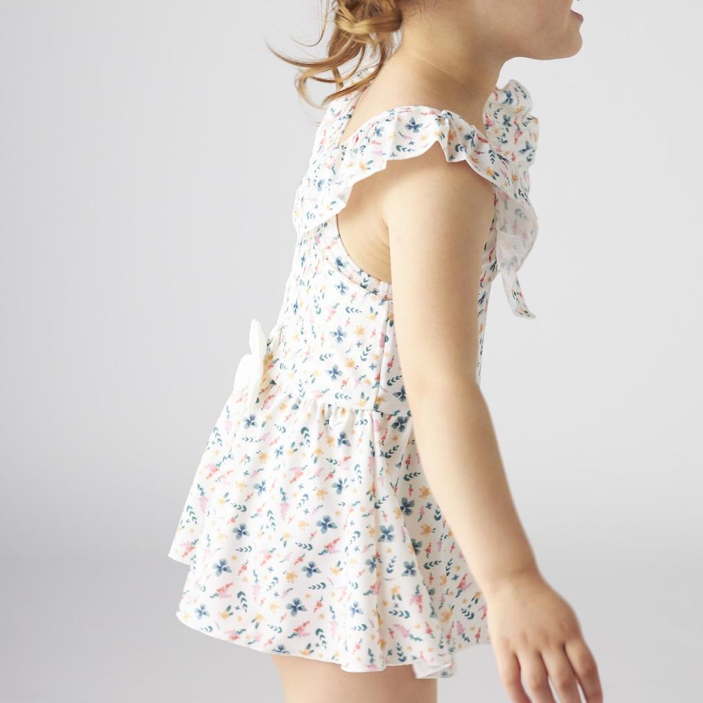 Marie Claire MC ENFANTS Ruffle Collar One-Piece Swimsuit for Toddlers, Size 125701 OWT 130