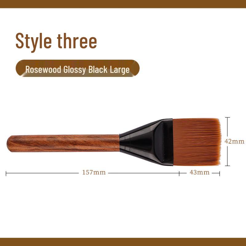 Jun Zhuang Sandalwood Tea Brush & Teapot Nurturing Set