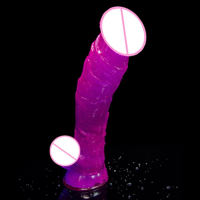 Mushroom Head Dildo Curved Upward Pvc Dildo Thick Dildo Male Female Masturbation Adult Sex Toys
