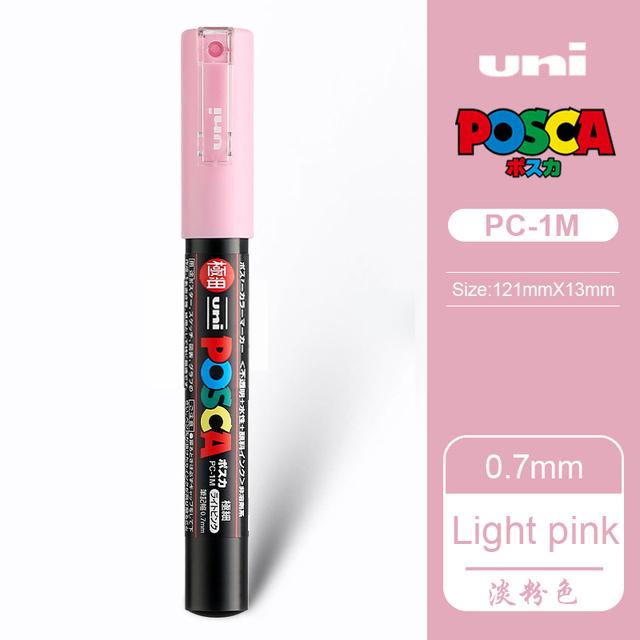 Uni POSCA Marker Farbstift, 39 Farben PC-5M/44 PC-3M/36 PC-1M, Acryl Steinmalerei Zeichnen Graffitti Marker Kunstbedarf