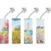 4Pcs Special Shaped Beautiful Pattern 5D DIY Diamond Art Book Mark Diamond Painting Bookmark Making Kit for Reading Day Gift