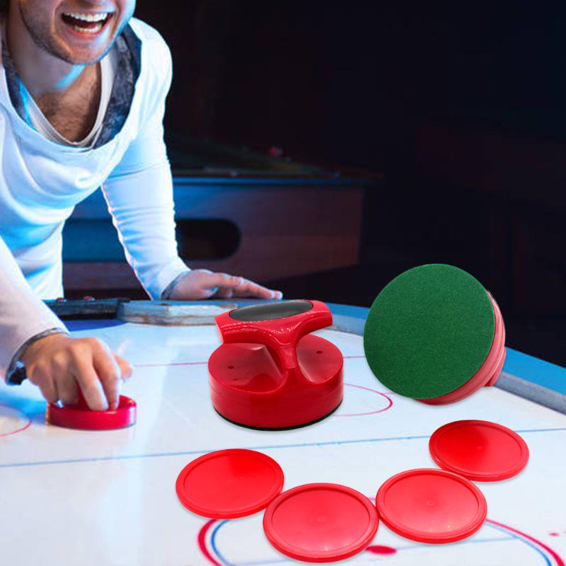 Air Hockey Pushers and Hockey Pucks Great Goal Handles Paddles Replacement Accessories for Game Tables (2 Strike 4 Puck)