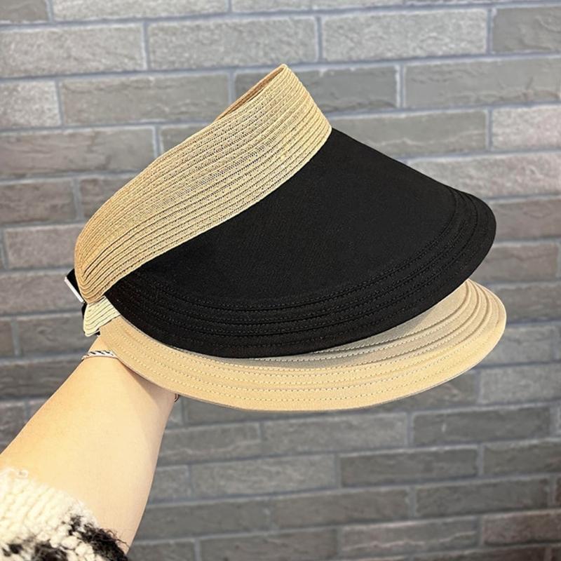 Beach Visor Summer Sun Hat Golf Cap Straw Sun Visor Golf Visor Women Visor Hat