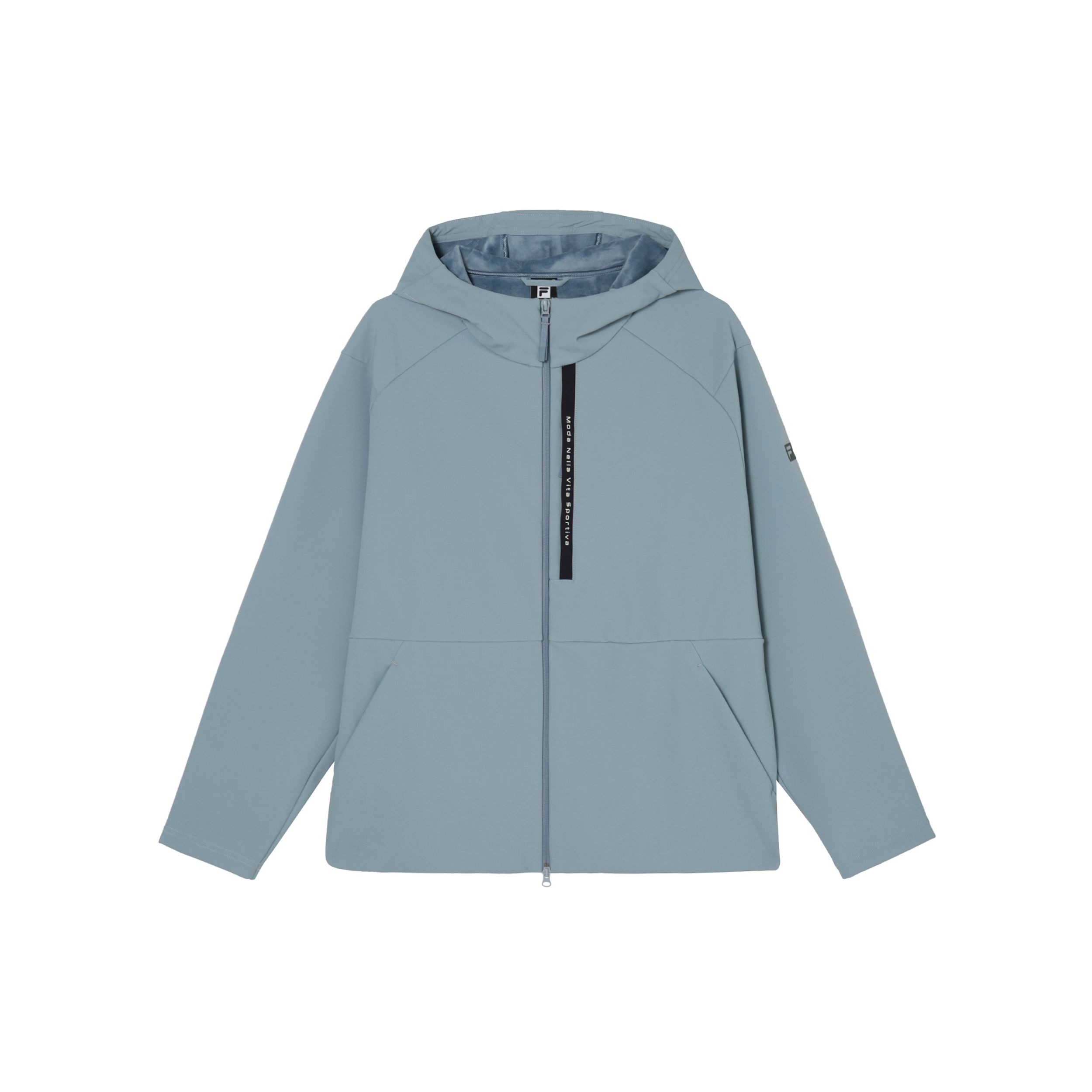 

FILA однотонная тканая куртка с капюшоном для фитнеса, мужские куртки, звездно-серо-синие, A11M411712F-BU XXL