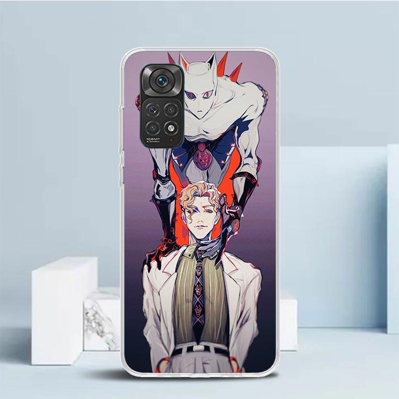 JoJo Bizarre Adventure Phone Case For Xiaomi Redmi Note 15 14 14S 13 12S 12 Pro Plus 11S 11 11T 11E 10S 10 + Soft TPU Back Cover