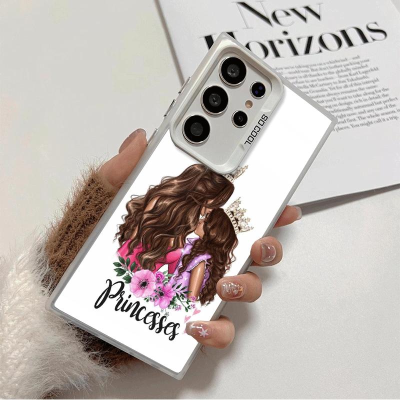

Baby Mom Girls Soft Phone Case for Samsung Galaxy S24 S25 FE S26 Edge S23 Ultra S22 Plus S21 + Shockproof Cover Back Shell Samsung S25 Ultra