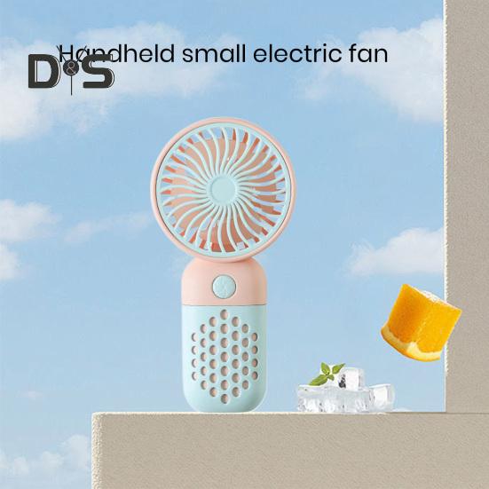 Ręczny wentylator elektryczny o niskim poziomie hałasu, przełącznik z jednym przyciskiem, ładowany na USB, przyjazny w podróży wentylator, przenośny klimatyzator osobisty