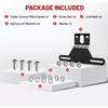 RED WOLF Trailer License Plate Light Holder Aluminum Utility License Plate Bracket For RV ATV Trailer Adjustable License Plate Metal License Plate