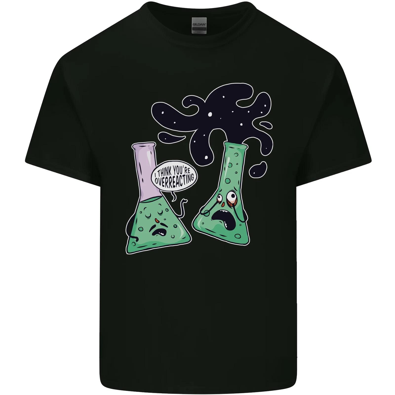 Funny Chemistry Overreacting Geek Nerd Kids T-Shirt Childrens 4XL