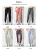 Lulu Women's Lightweight Quick-Dry Pleated Joggers - Breathable, Loose, Slimming, Casual Fitness Pants for Summer Running