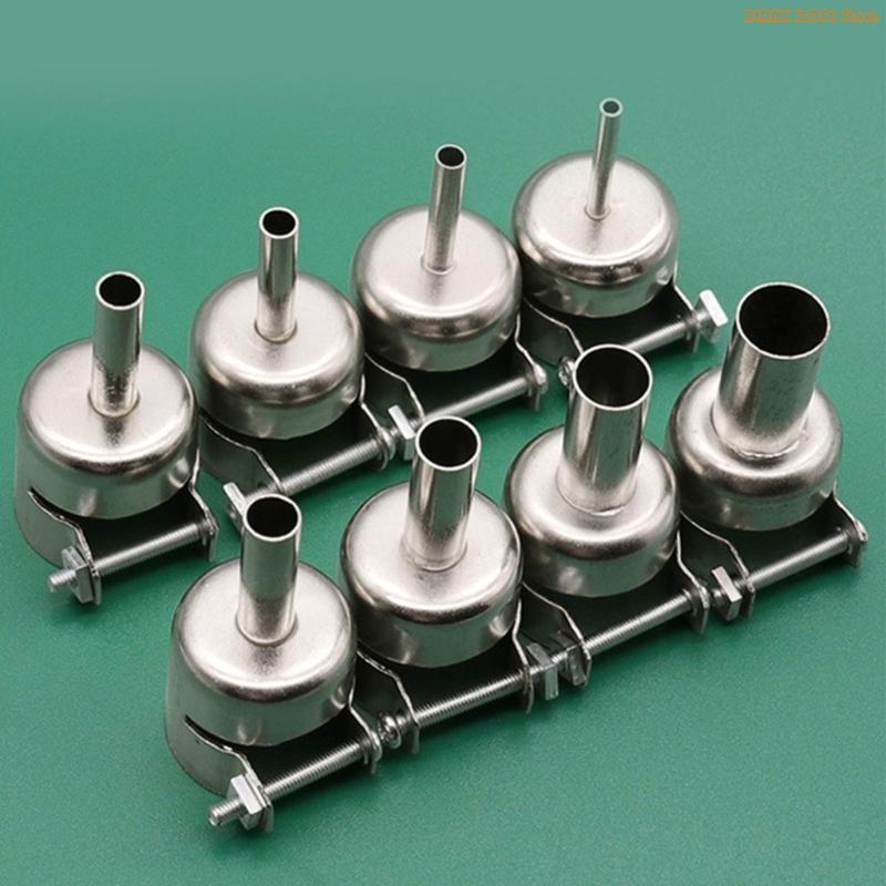 K1AE Heat Guns Nozzles,8pcs/Pack Suitable for Many Kinds of Hot Air Soldering Station