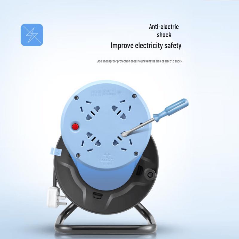BULL Heavy Duty Cable Reel with Safety Protection