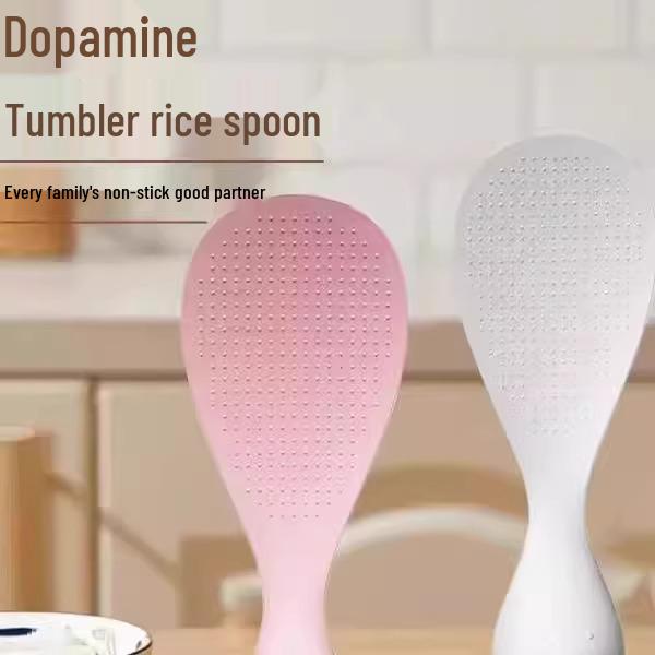 Tumbler Non-Stick Rice Spoon: Modern, Easy-to-Clean, Standable Design
