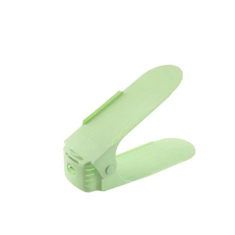 1Pcs Double Shelf Space Savers White Shoe Rack Cabinets Shoe Rack Storage Organizer Plastic Adjustable Shoes Warderobe Bedroom