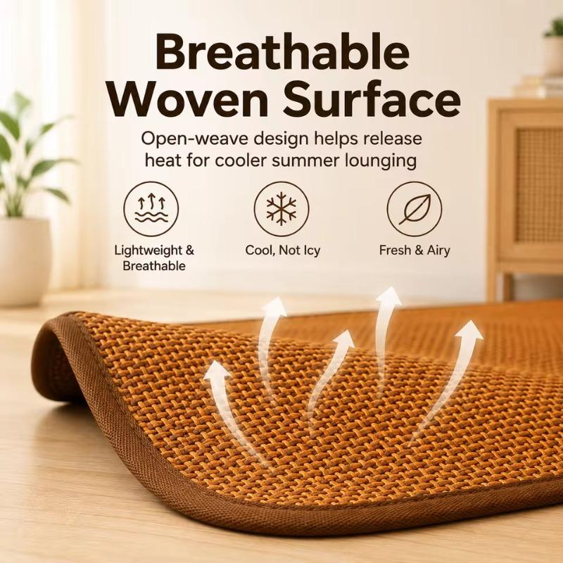 Summer Pet Cooling Mat Breathable Washable Ice Silk Bed for Dogs Cats