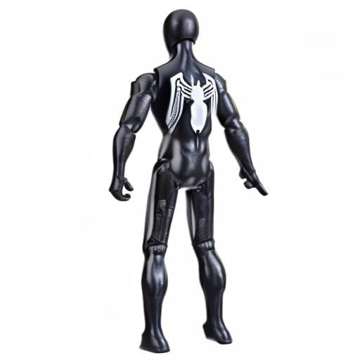 Hasbro Marvel Spider-Man Epic Hero Series Symbiote Suit Spider-Man 4-inch (10cm) Action Figure with Accessories, Ages 4 and Up, F8369, Authentic