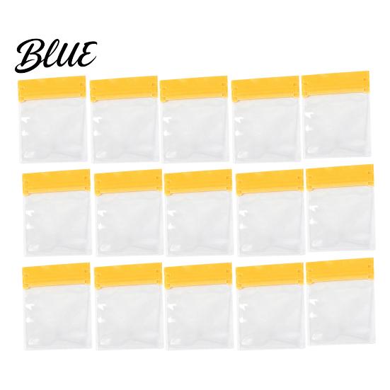 Reusable Ring Storage Portable Seal Travel Sliding Bag Bags Jewelry Lock Design Pill Organizer Bag Multi-Colored Labels for Daily
