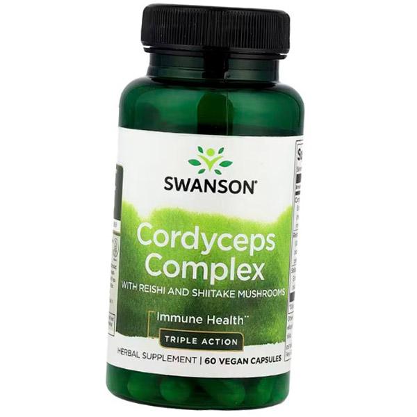 

Грибной комплекс, Cordyceps Complex with Reishi and Shiitake Mushrooms, Swanson 60вегкапс (71280367) 60vcaps