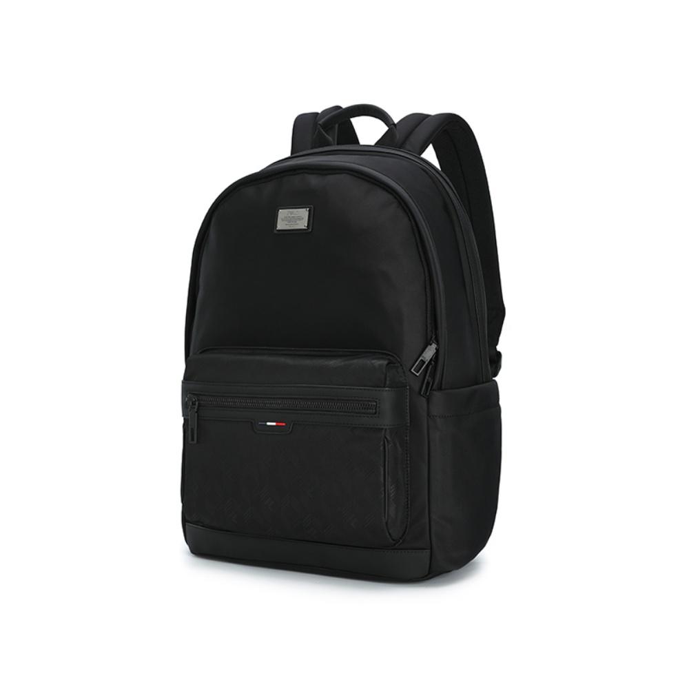 New FILA WHITE Fabric Backpack Men's Jet Black F13M533104FBK