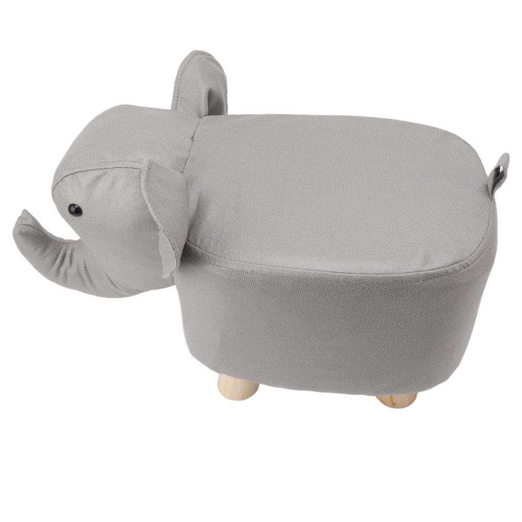 Fußhocker in Tierform, Elefantenform, rutschfest, leise, bequem, stabil, vielseitig einsetzbar, niedlicher Hocker