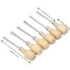 6 Stück Präzisionsgeschliffene Kante Holzschnitzbeitel Set Holzskulptur Meißel Werkzeug Set Zum Schnitzen