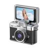 Retro Style Flip Screen Camera Featuring Builts in Filters Easy Operation for Student Photography Enthusiasts Camcorder