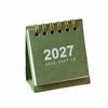 Standing Base 2027 Desk Calendar Mini Flip Calendar New Mini Calendar  Daily Planning