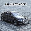 1:32 A6l S400l  Alloy Model Toys Diecast Car Front Wheel Steering Doors Opened Sound Light Pull Back Vehice Home Decoration Gift