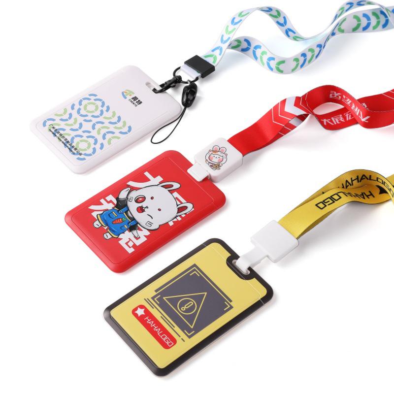Customizable Lanyard & Holder for Student ID, Meal, and Access Cards