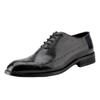 Men's Carved Leather Brogue Derbies - First Layer Cowhide, Business Formal or Casual Wear