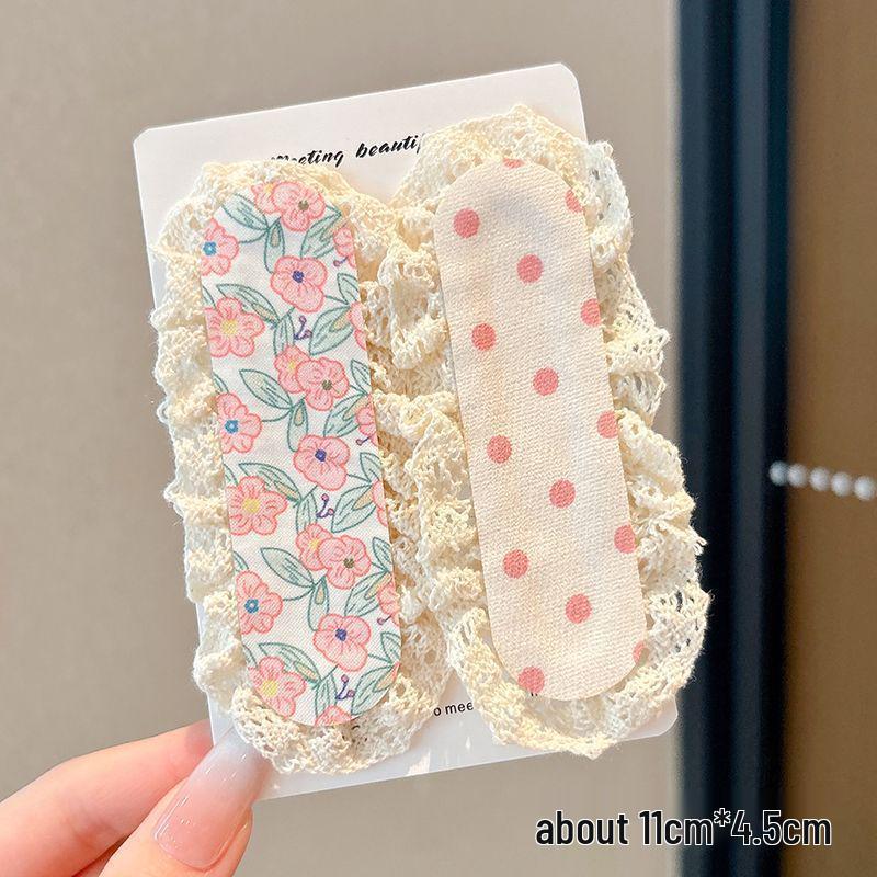 Floral Knit Choppy Bangs Sticker Headband for Women – Non-Slip Hair Magic for Washing Face.