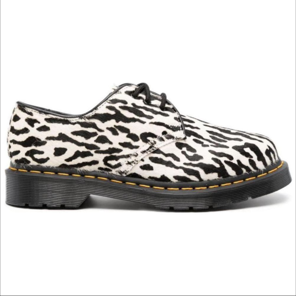 Dr. Martens Wacko Maria X 1461 Tiger Camo - White Unisex Sneakers Black 31371009