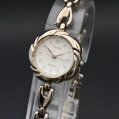 Used Battery CITIZEN Cretia Dress Watch Ladies Breath Watch Quartz