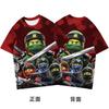 2025 MINISO Ninjago TShirt Cartoon Anime Printing Boys and Girls T-shirt In Summer New Style Street Trends Children's Clothing Short Sleeve