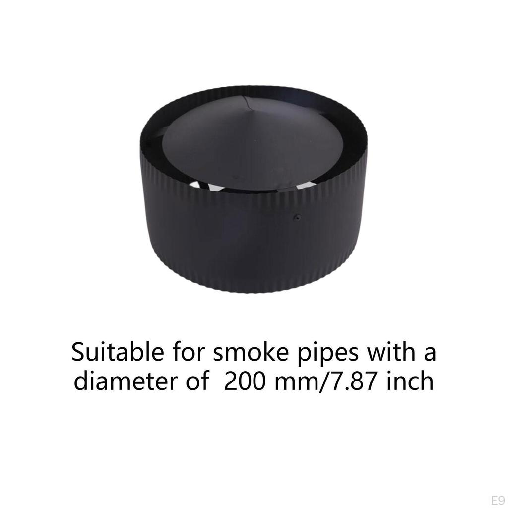 Chimney Cap Cover Easy to Install Protective Windproof Rainproof Snow Dust Protection Roof