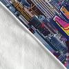 New York Graffiti Beach Towel Soft Quick Dry Absorbent Swim Camping Summer Gift
